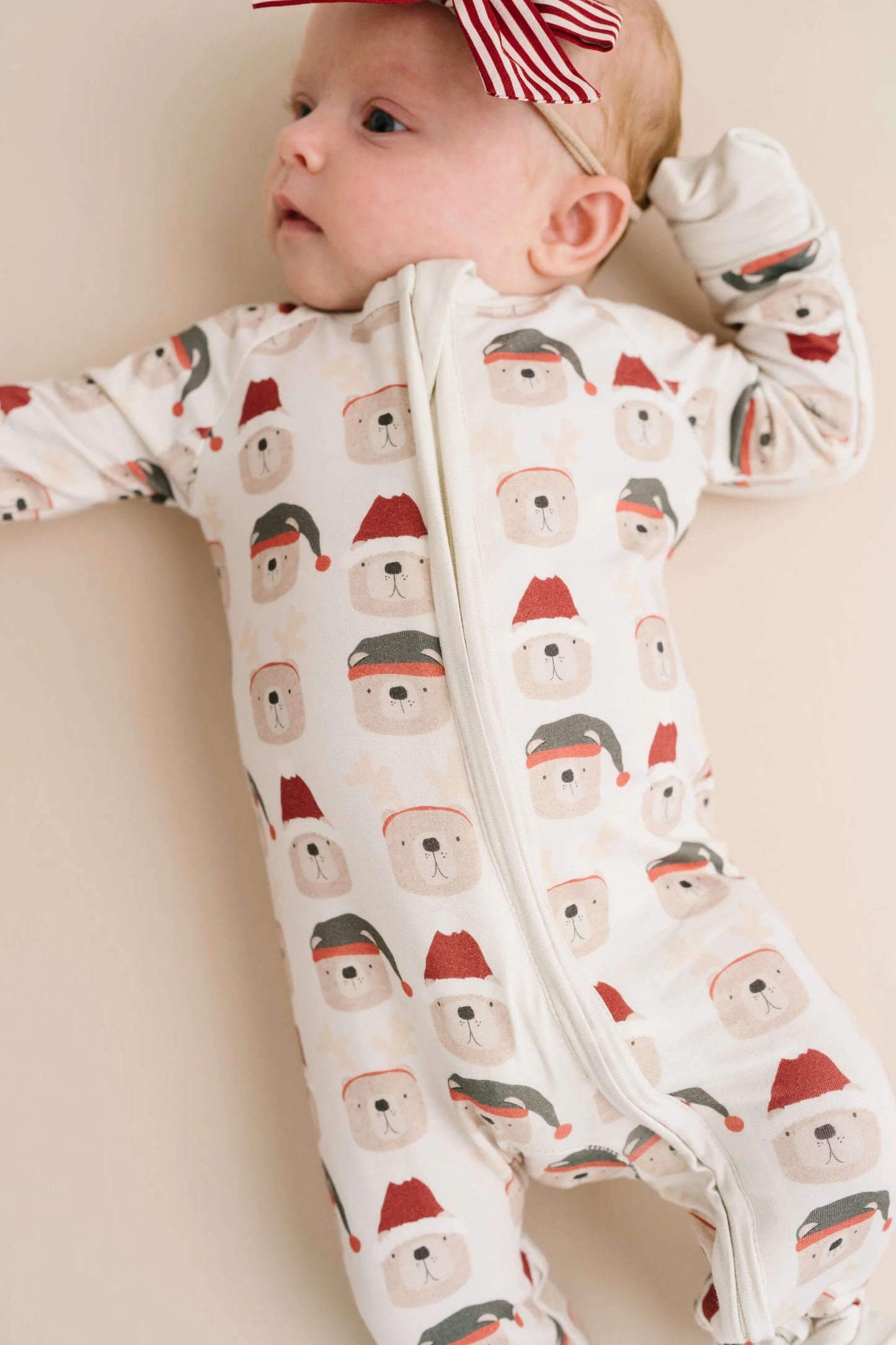 Christmas Bears Convertible Bamboo Sleeper