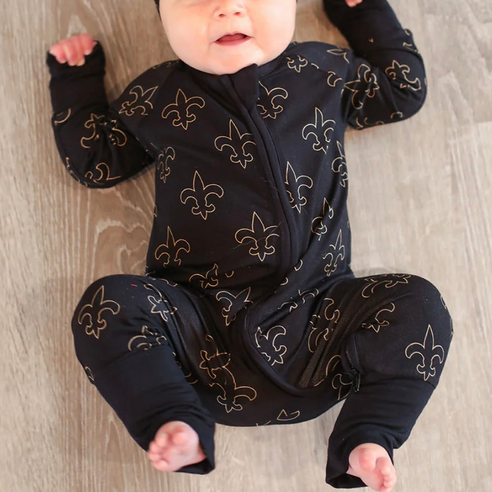 Fleur de Lis Convertible Bamboo Sleeper