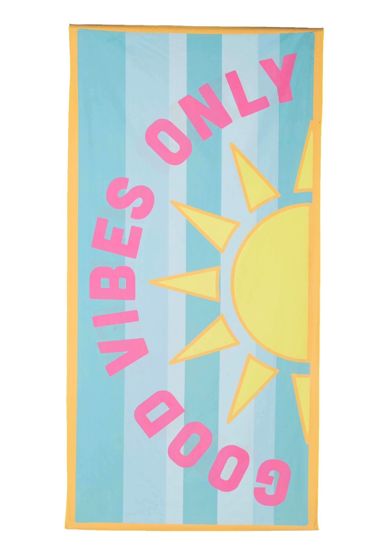 Good Vibes Only Quick Dry Beach Towel