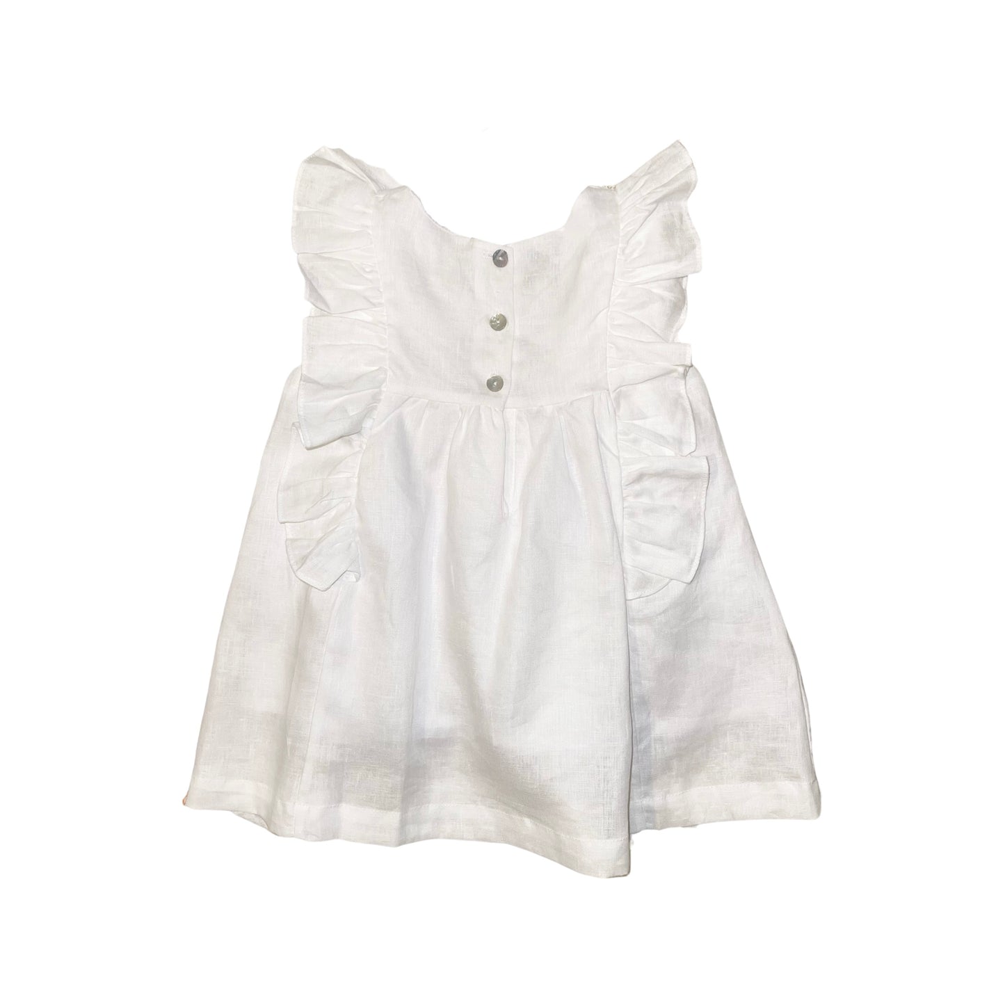 White Linen Dress