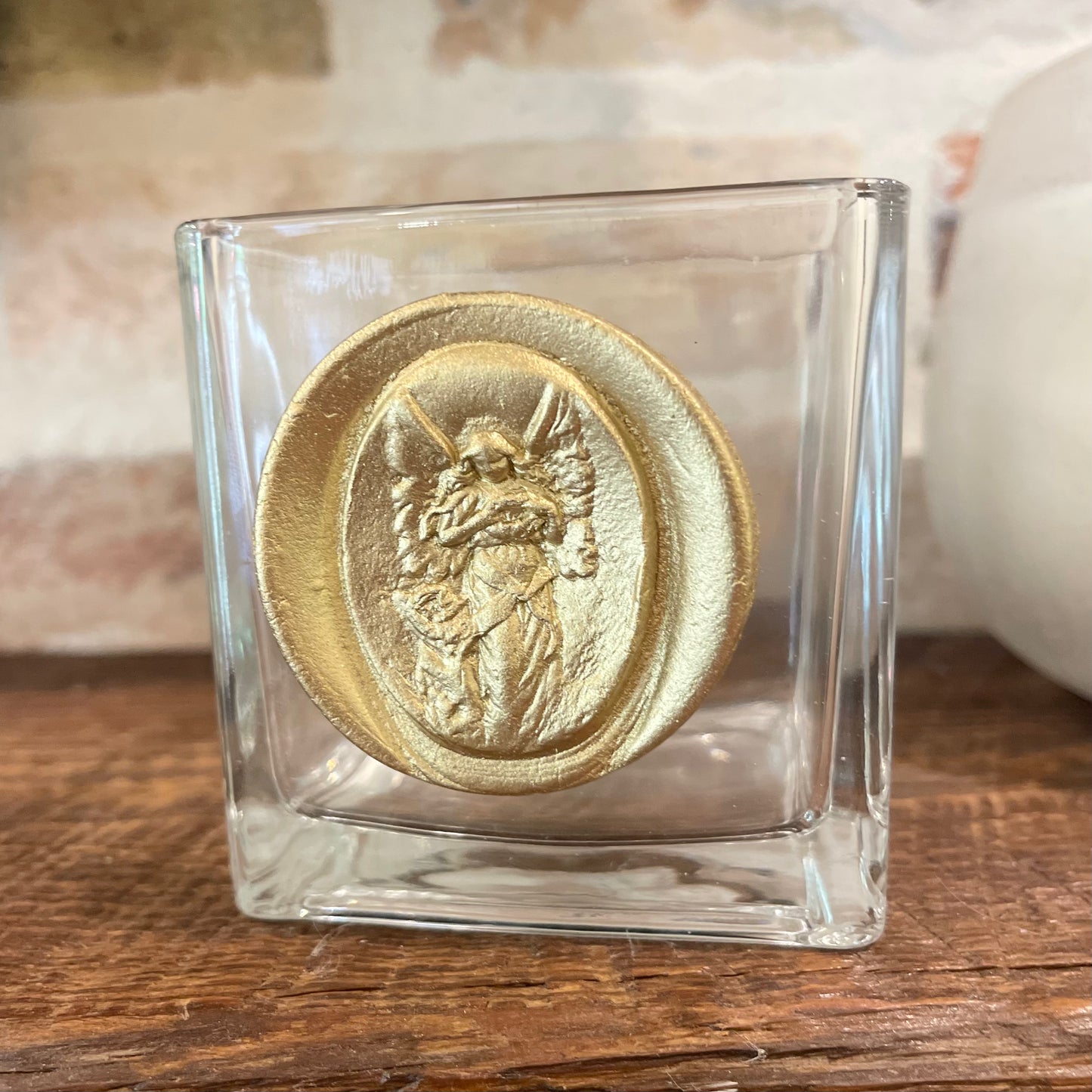 Angel Glass Votive