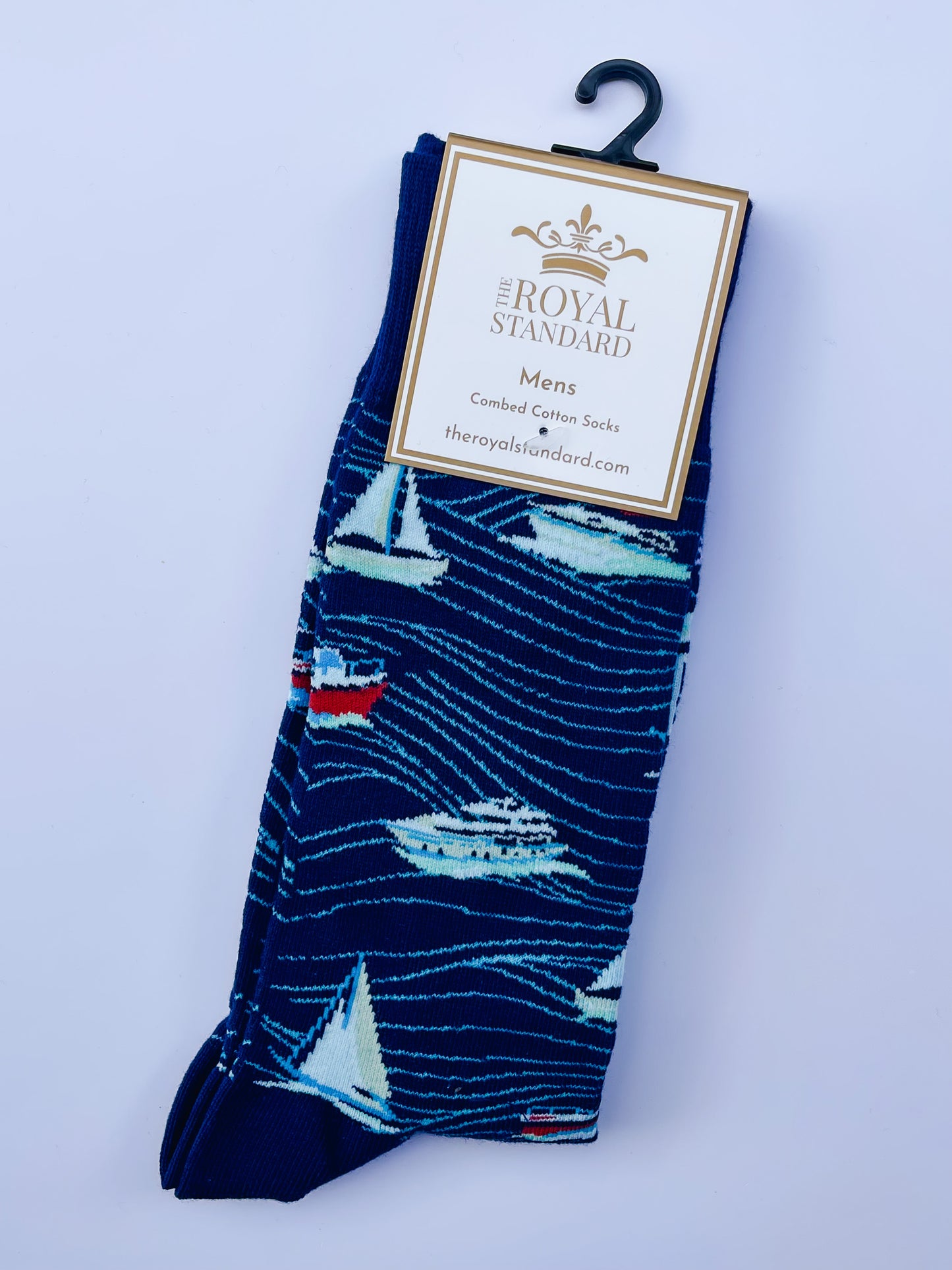 Men's Boating Dress Socks