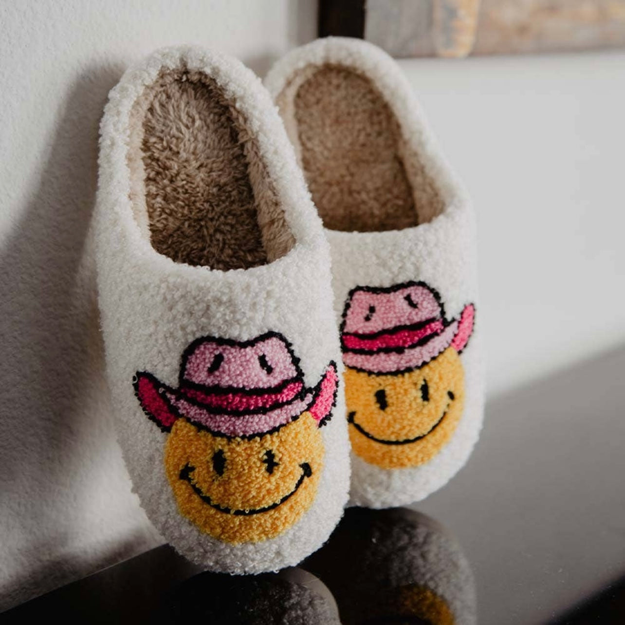 Fuzzy Cowgirl Slippers