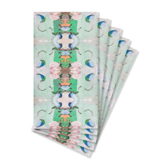 Monet's Garden Green Guest Towels