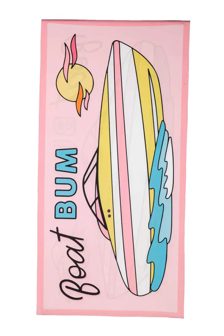 Boat Bum Quick Dry Beach Towel