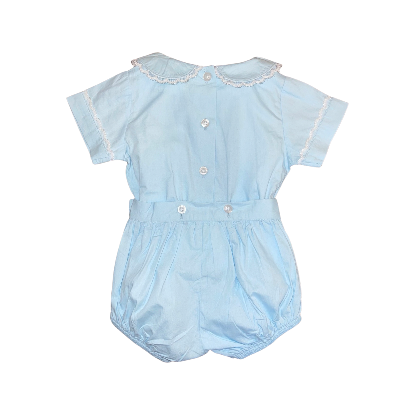 Baby Blue Button-up Bubble