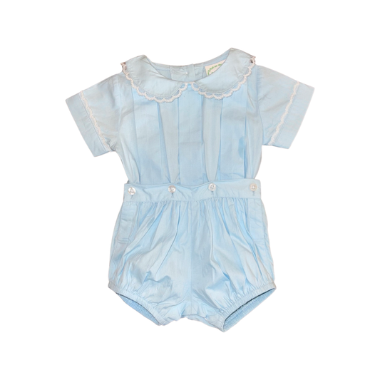 Baby Blue Button-up Bubble