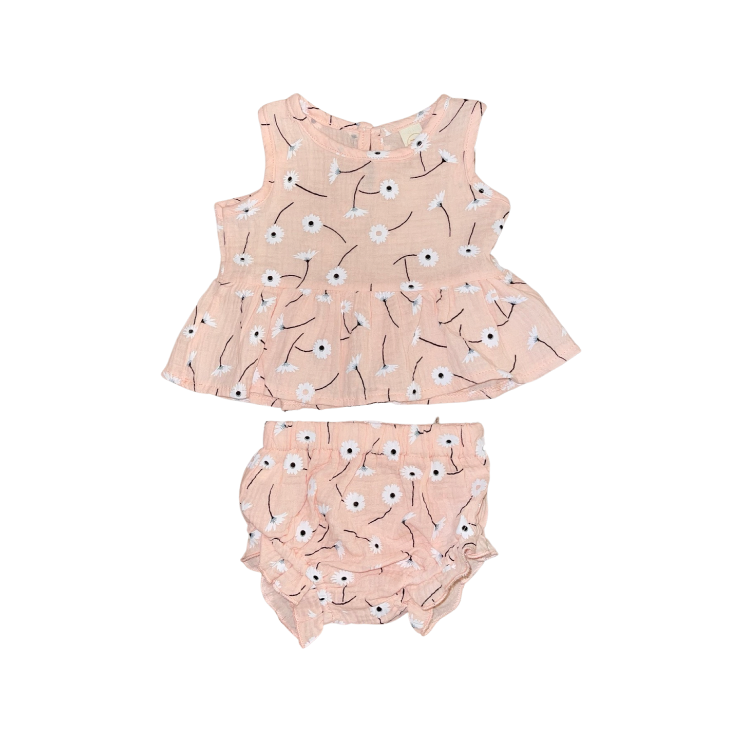 Daisy Two-Piece Flutter Top and Bloomer Set