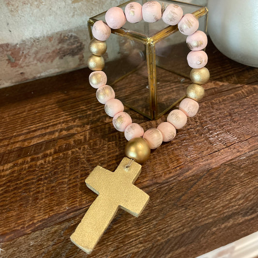 Pink Baby Blessing Beads