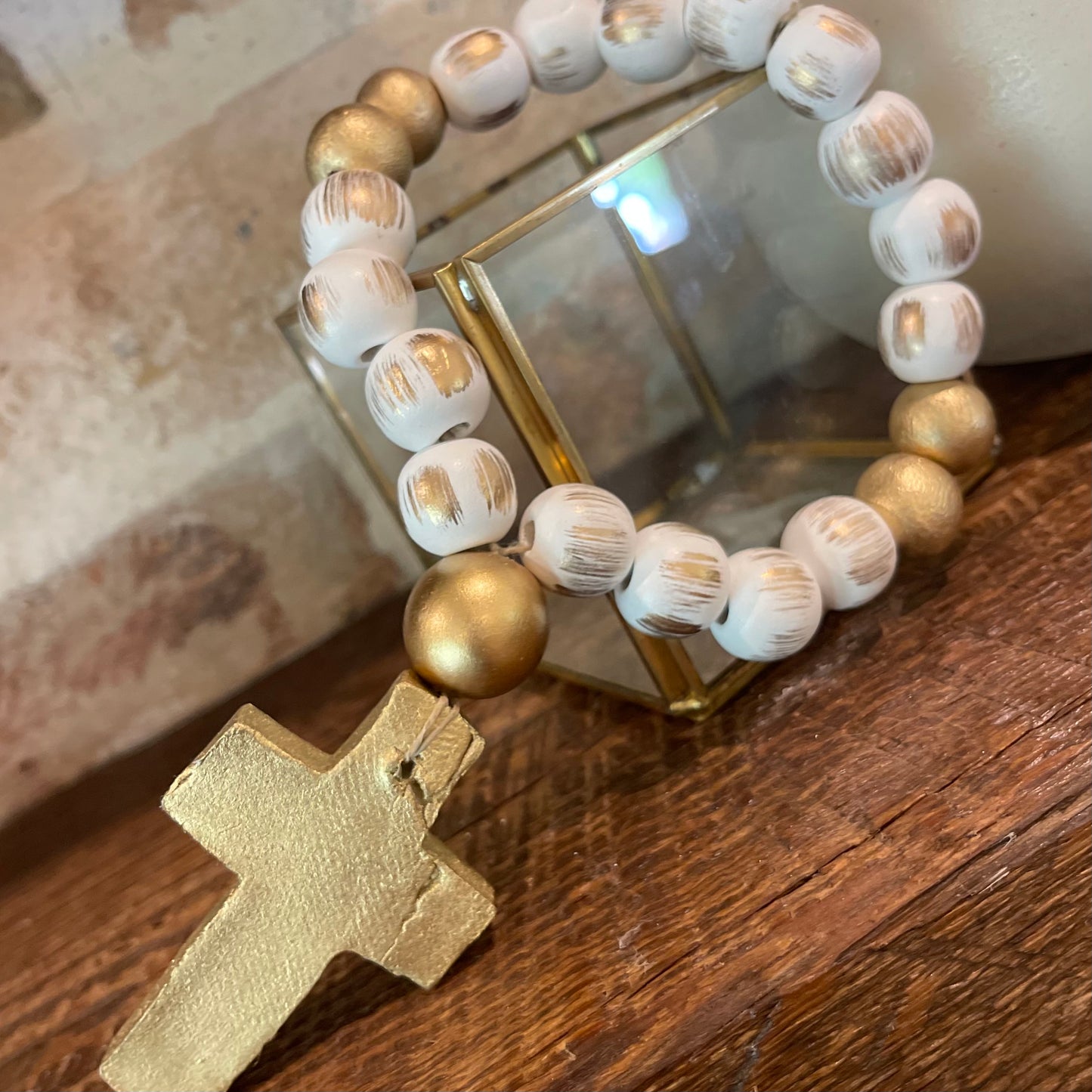 White Baby Blessing Beads