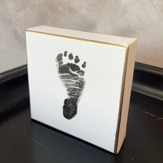 White Baby Feet Stamp Kit