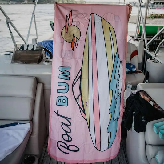 Boat Bum Quick Dry Beach Towel