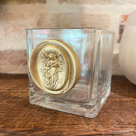 Angel Glass Votive